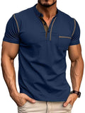Men's Fashion Cotton Short Sleeve Polo Shirt